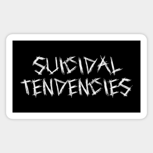 Suicidal black tendencies Sticker